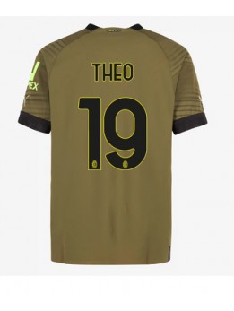 AC Milan Theo Hernandez #19 Ausweichtrikot 2022-23 Kurzarm